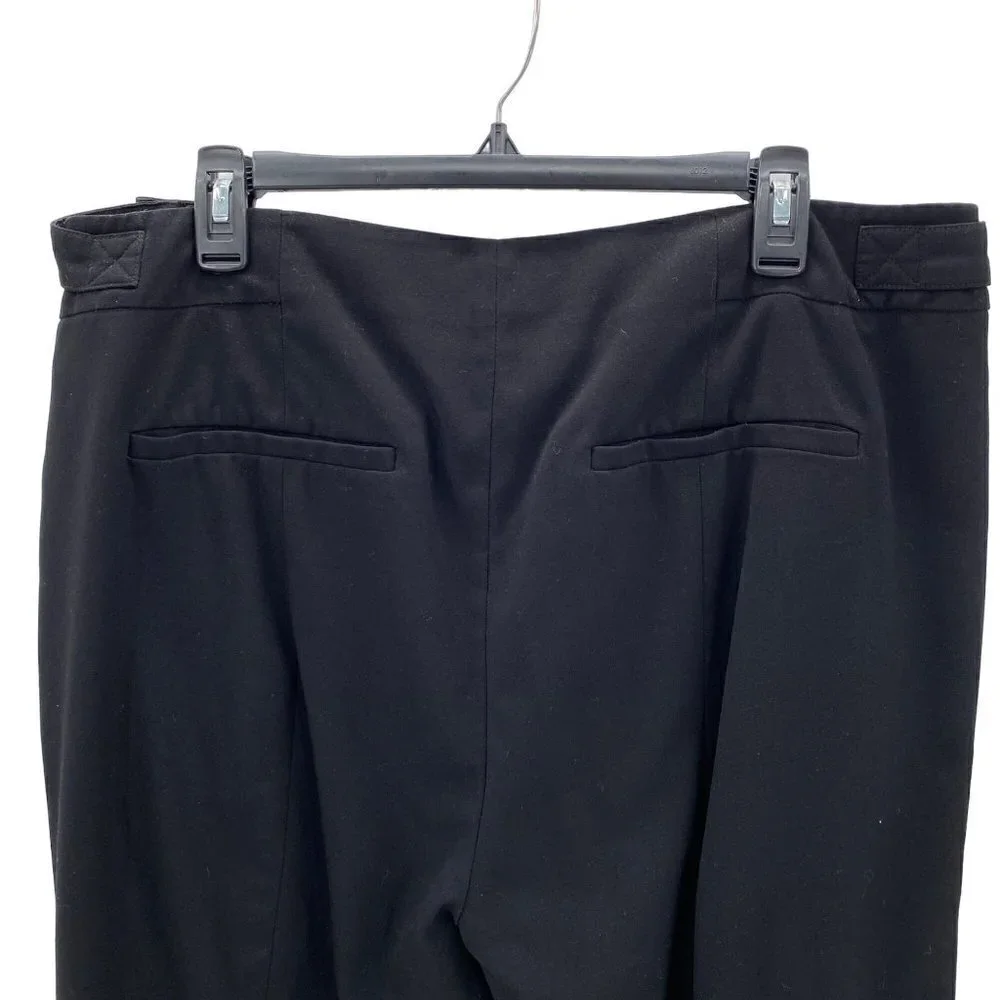 Michael Kors Black Pants Front Zipper Pockets Women’s Size 14W
